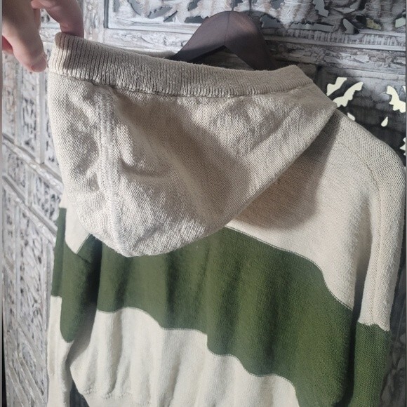 Madewell Clairview Hoodie Sweater in Colorblock Womens Size Small - Picture 3 of 11